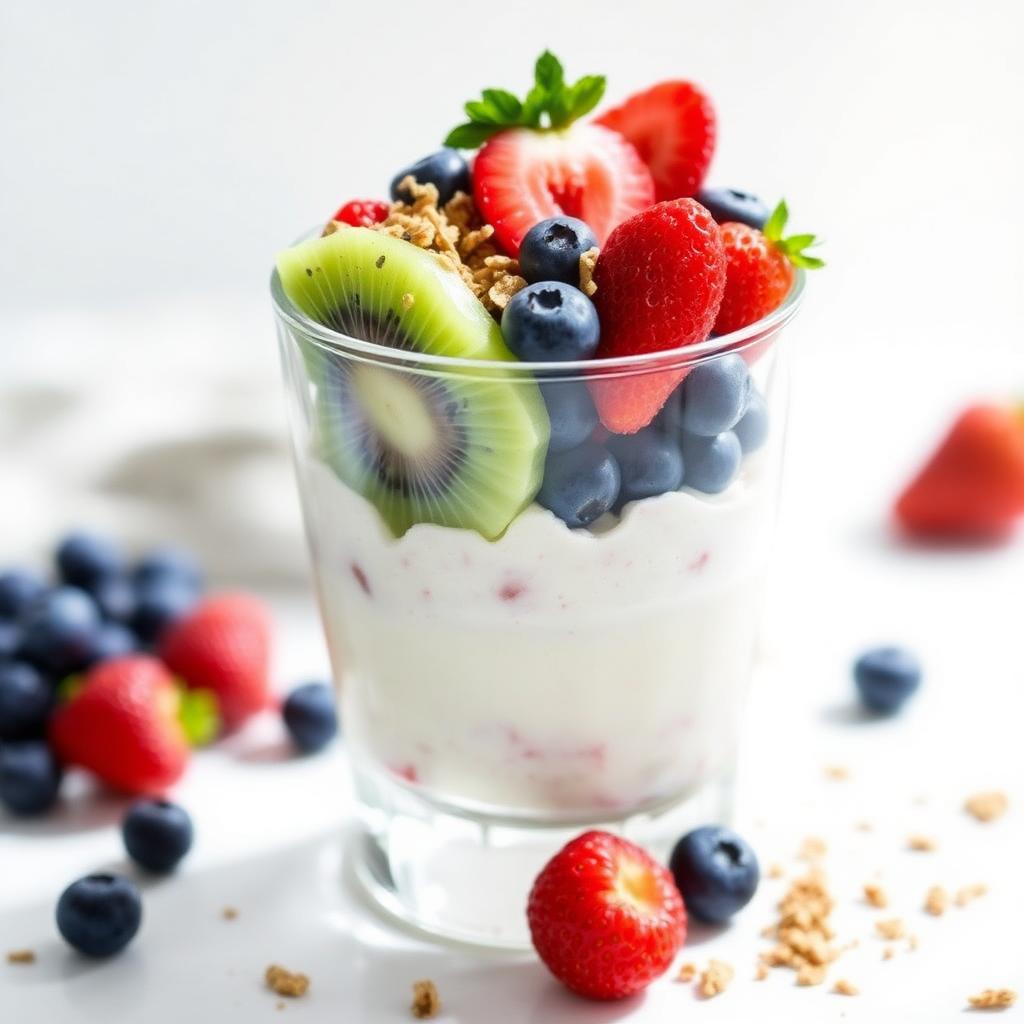 Pudín de chía con frutas y avena